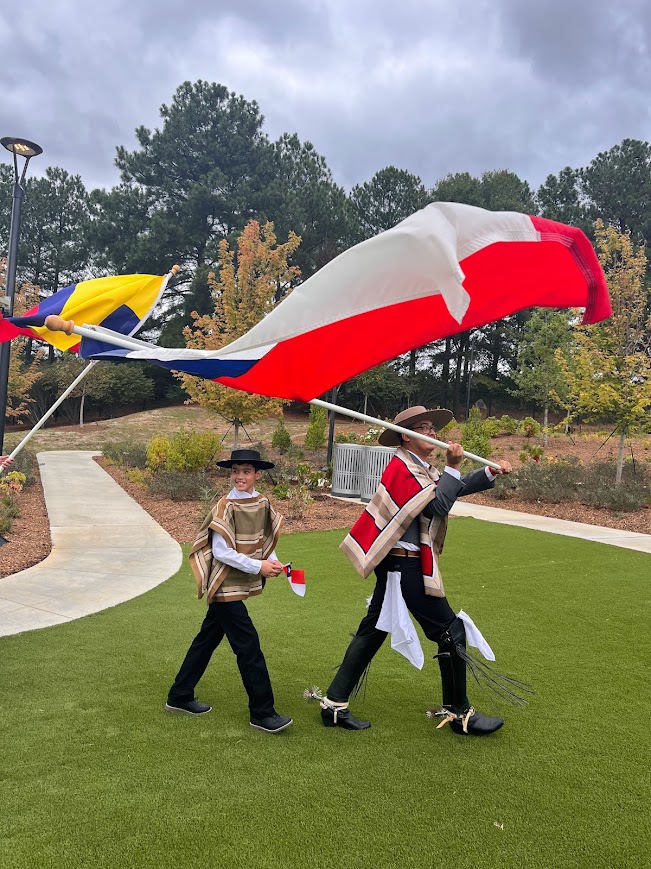 desfile de bandera